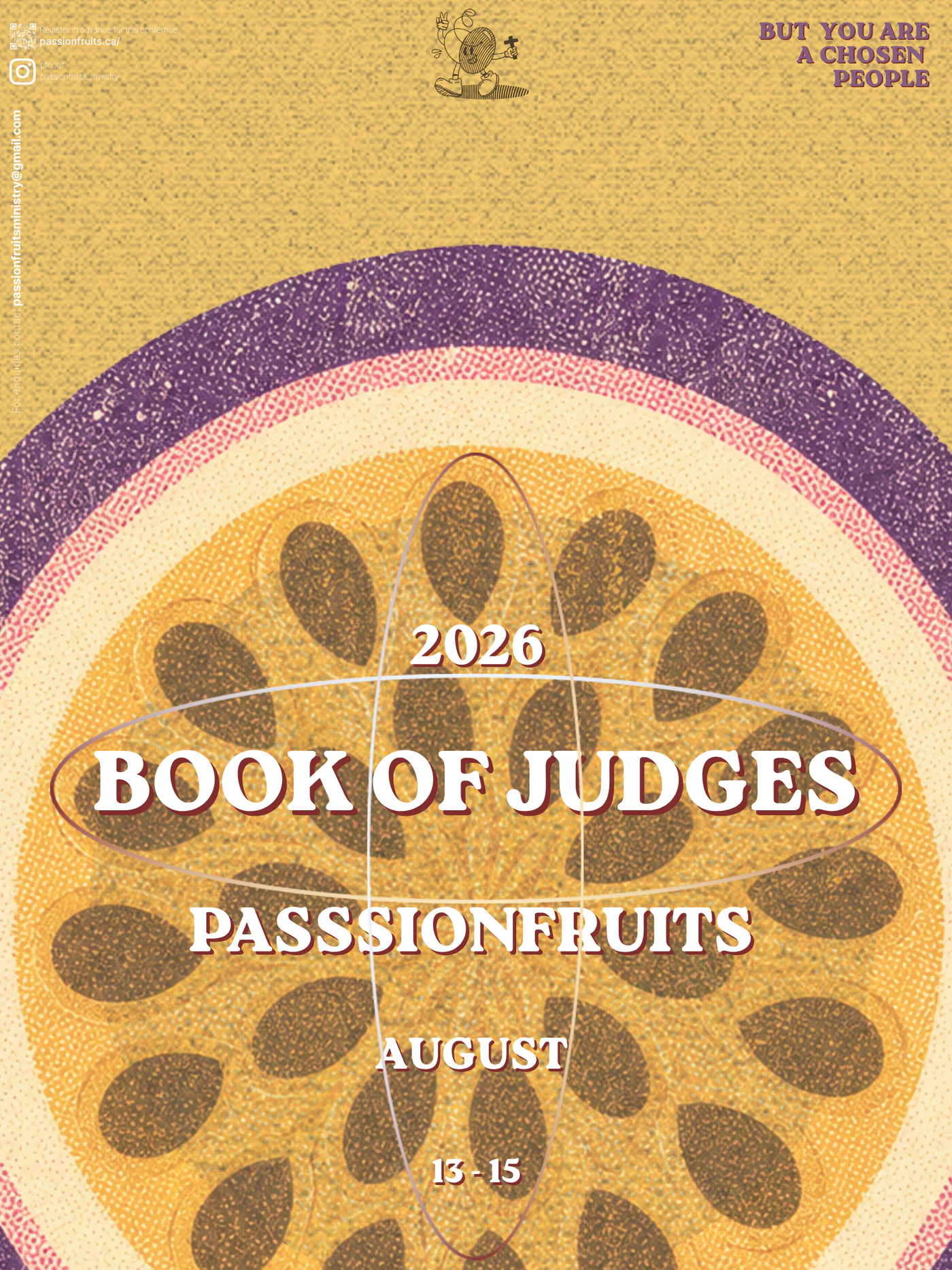PassionFruits Conference 2026 campaign poster